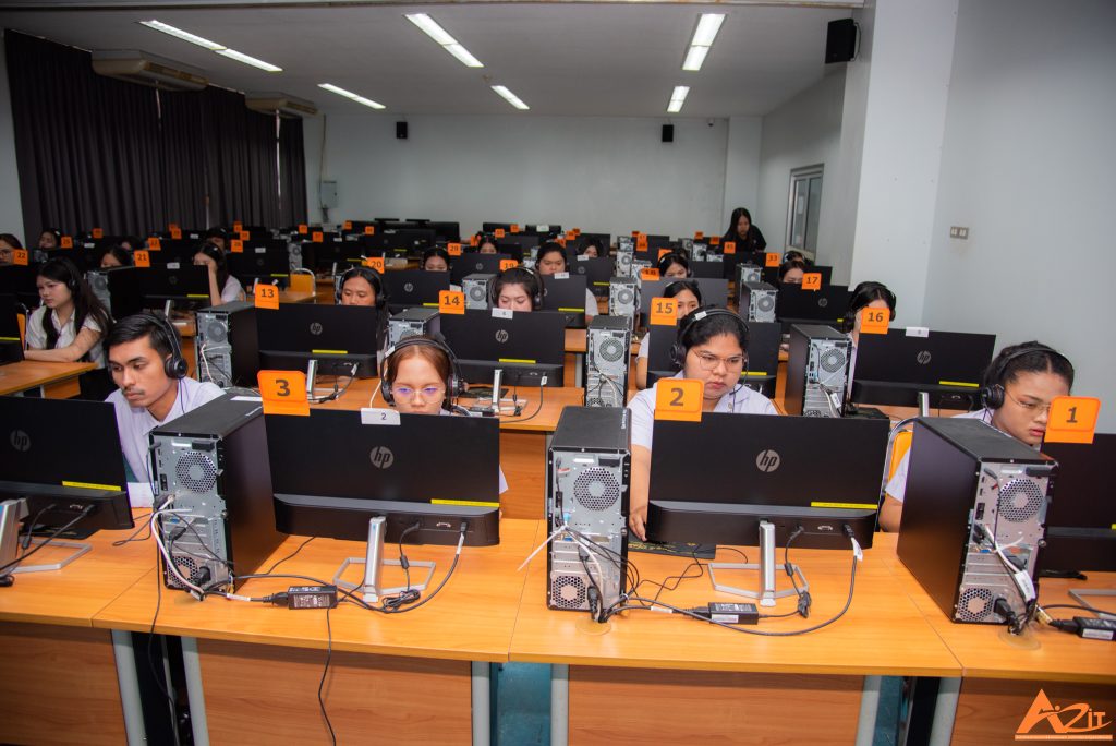 สอบประมวลความรู้ทางด้านคอมพิวเตอร์และความรู้ทางด้านภาษาอังกฤษ สำหรับนักศึกษาปีการศึกษา 2/2568