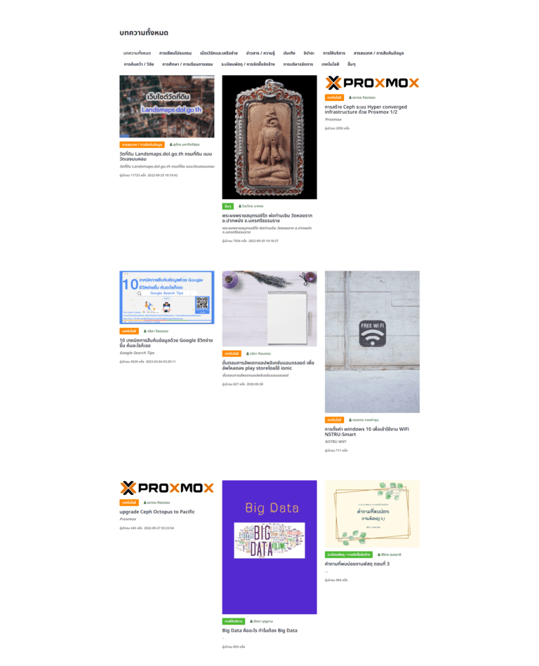 ระบบ NSTRU Blog เพื่อการจัดการความรู้